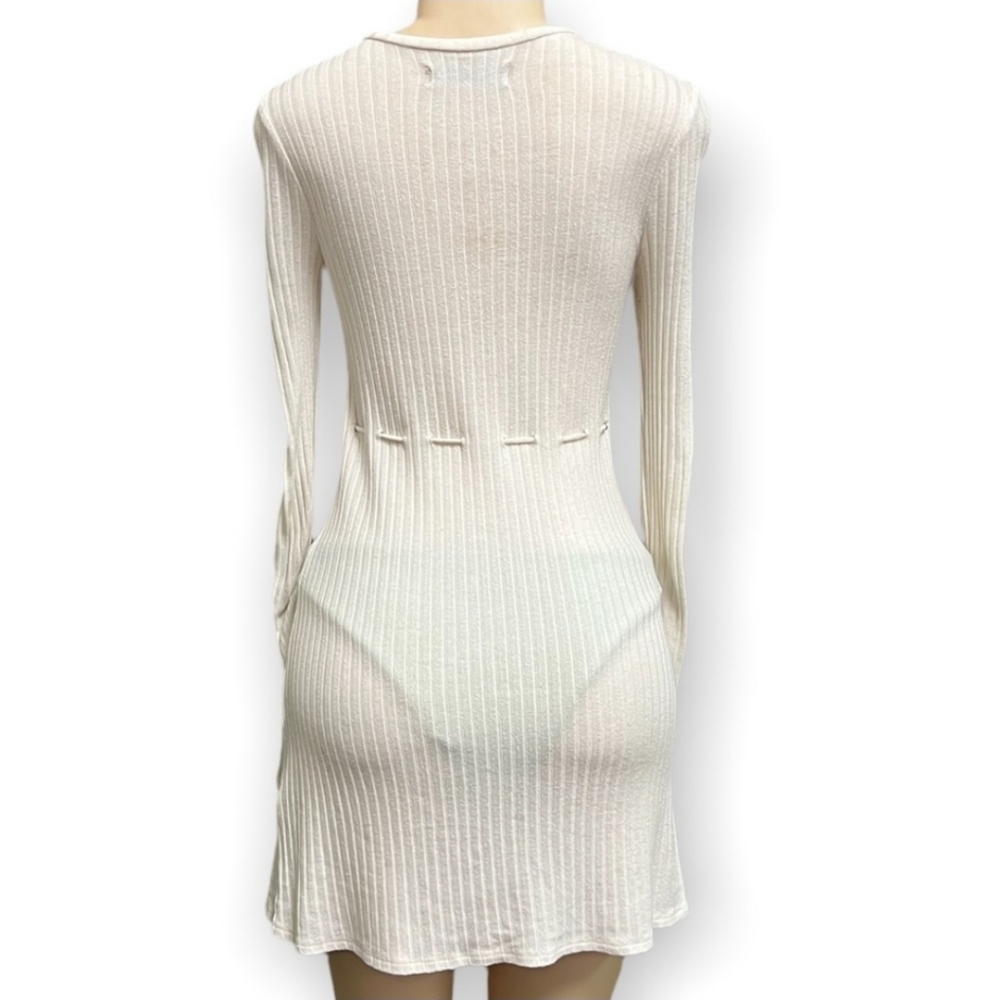 Reformation Knit Dress in Ivory - Picture 2 of 4